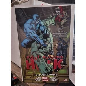 Indestructible Hulk Humanity Bomb TPB #4 Waid Parker FN+ Marvel Black Bolt